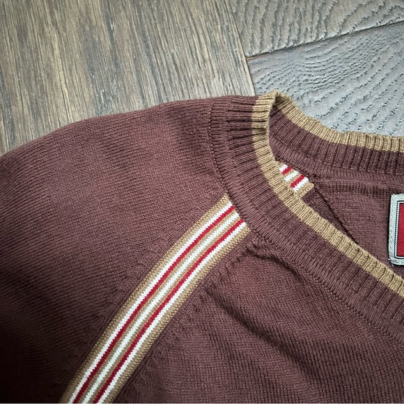 Brown Tommy Hilfiger Vneck - Picture 9 of 11